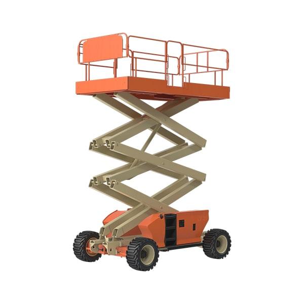 each scissor lift comes with a maximum weight capacity that must not be surpassed for safe operation